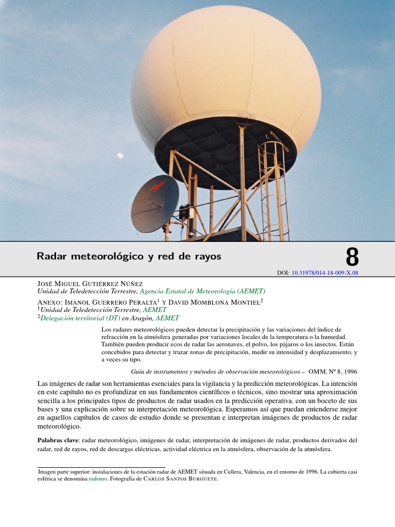 08_Radar_meteorologico_y_red_de_rayos | PDF | Radar | Efecto Doppler