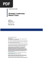 Strategic Leadership Master Class: Presentation Slides