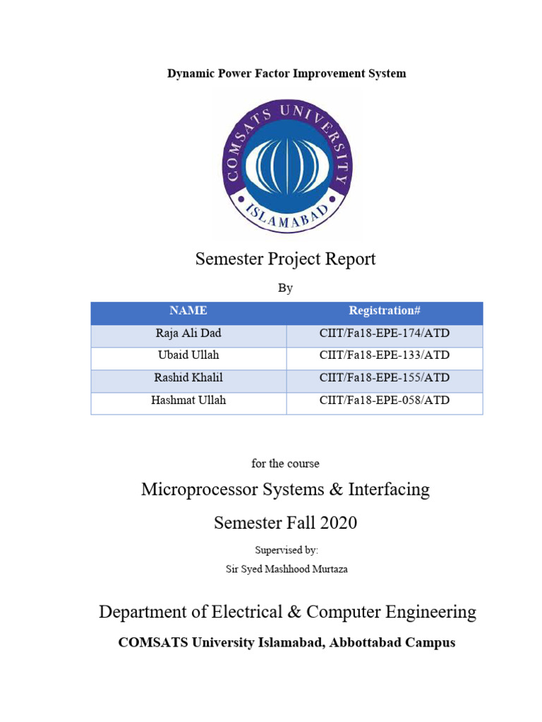 MSI CEP Report Final PDF | PDF | Computer Engineering | Electrical ...