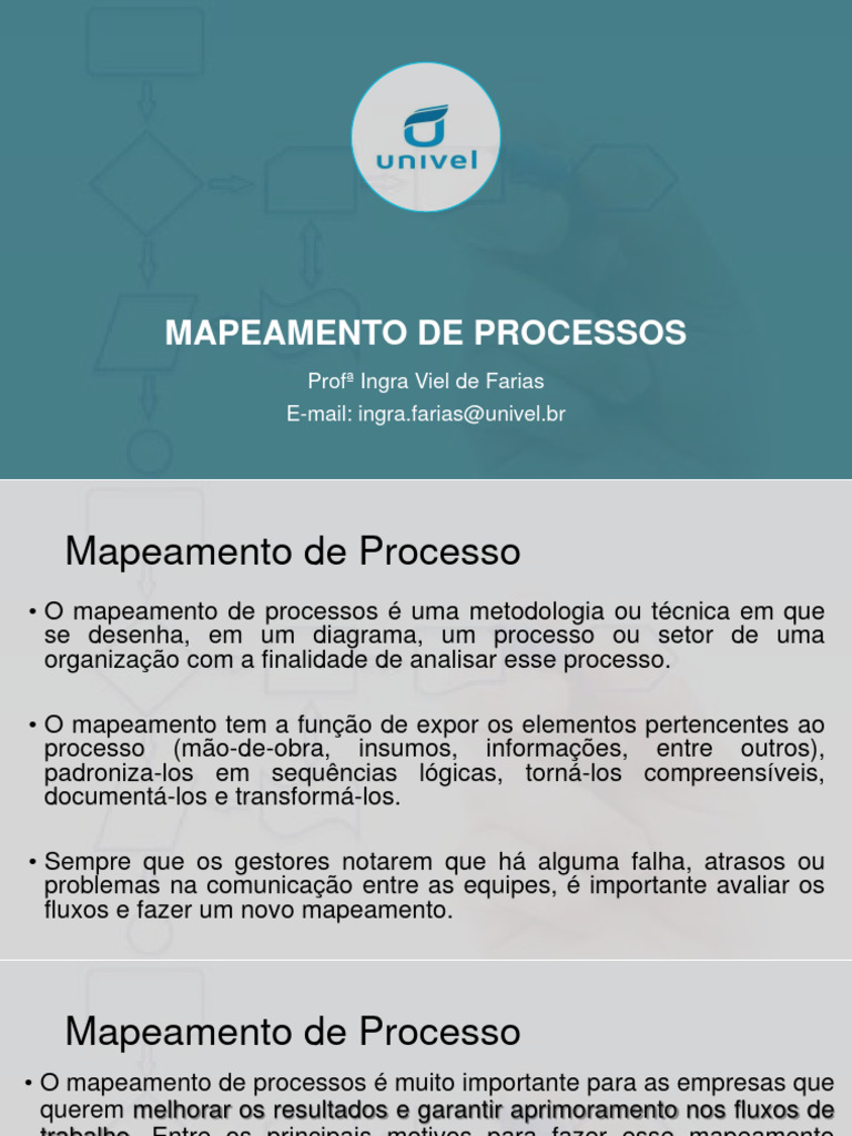 Mapeamento e Fluxogramas de Processos | PDF | Computadores