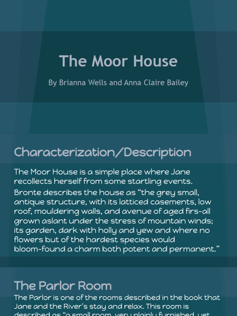 Jane Eyre The Moor House PDF