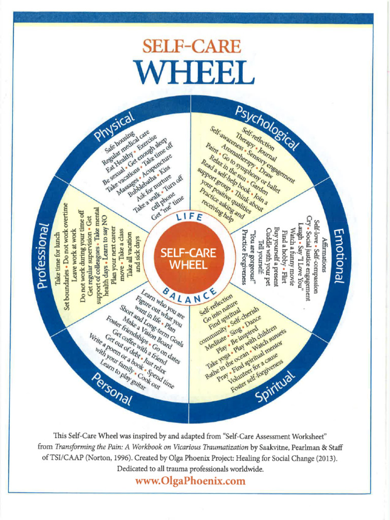 SelfCare Wheel | PDF