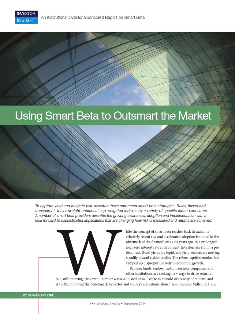 Smart Betav 2 | PDF | Beta (Finance) | Exchange Traded Fund