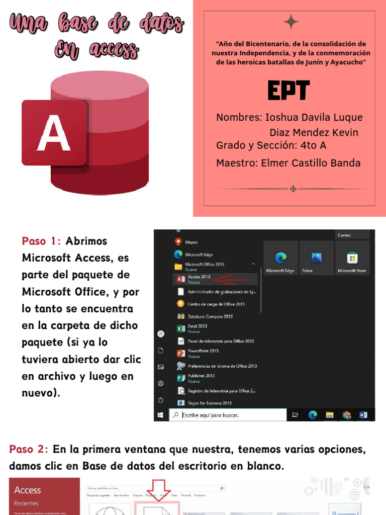 Base de Datos Access | PDF