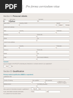 AHPRA Standard CV Format Guide | PDF | Curriculum | Health Care