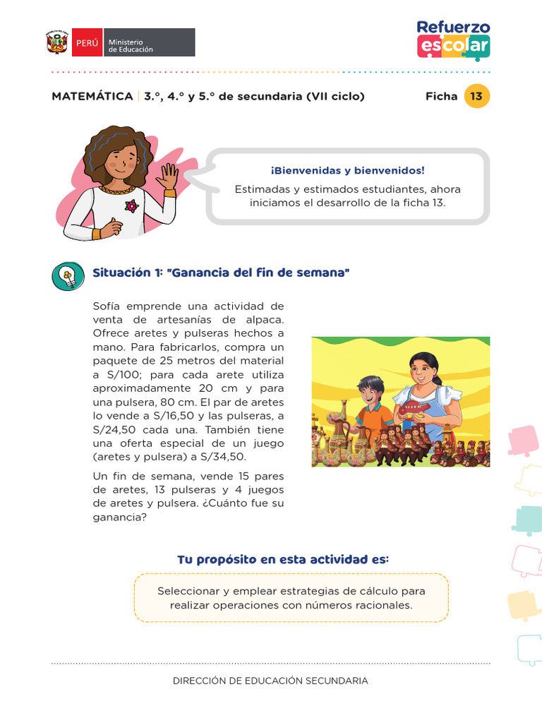 Ficha 13 Secundaria-Urbano-Refuerzo-2 Pag 6 | PDF | Métodos y ...