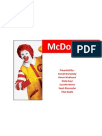 Mcdonalds Brand Management