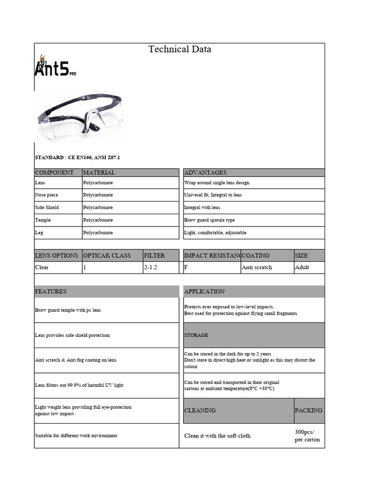 Lunettes Anti Buée Et Anti Rayures | PDF