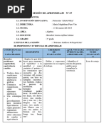 Sesión de Aprendizaje Conteo de Segmentos