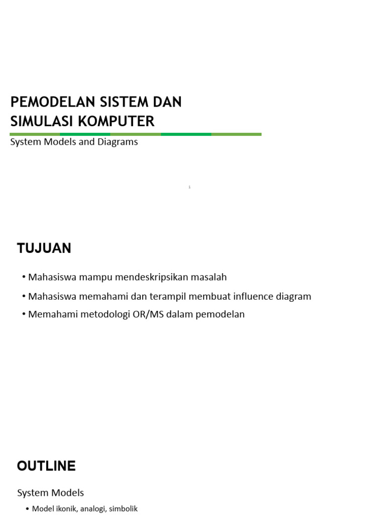 Pemodelan Dan Simulasi Komputer Digital