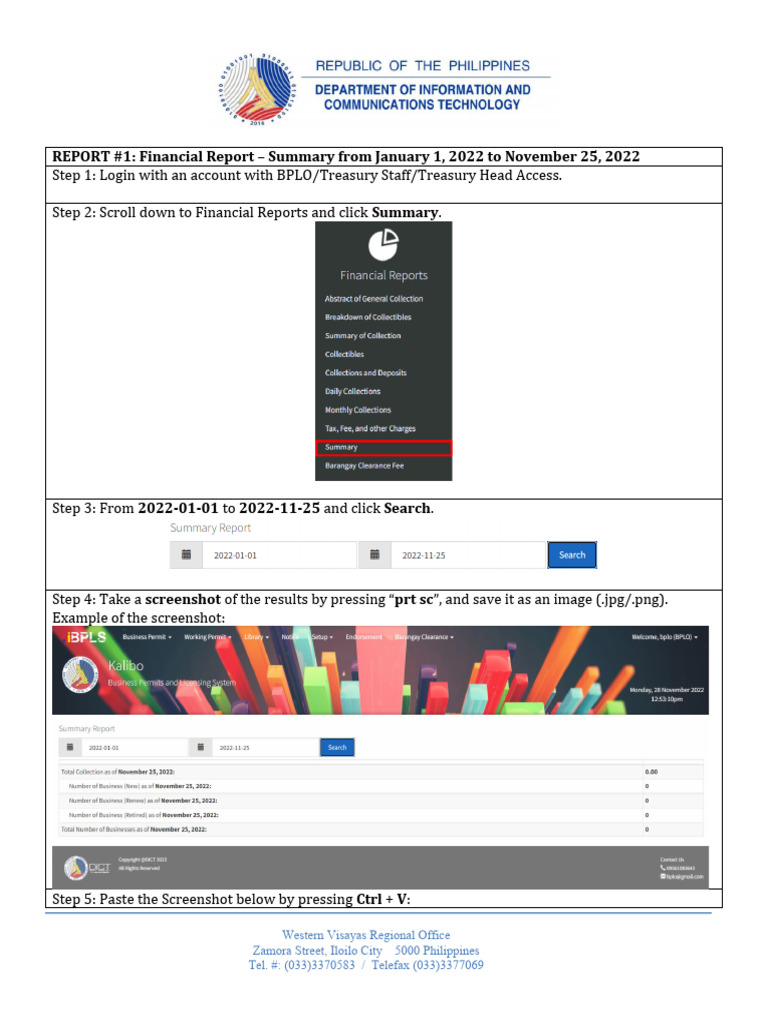LGU Reporting Infographics | PDF | Computer Science | Software