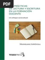 Las Practicas de Lectura y Escritura en La Formacion Docente 1715595026 - 167490