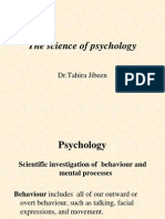 The Science of Psychology: DR - Tahira Jibeen
