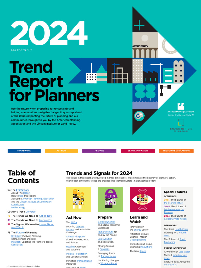 2024 Trend Report For Planners PDF Artificial Intelligence