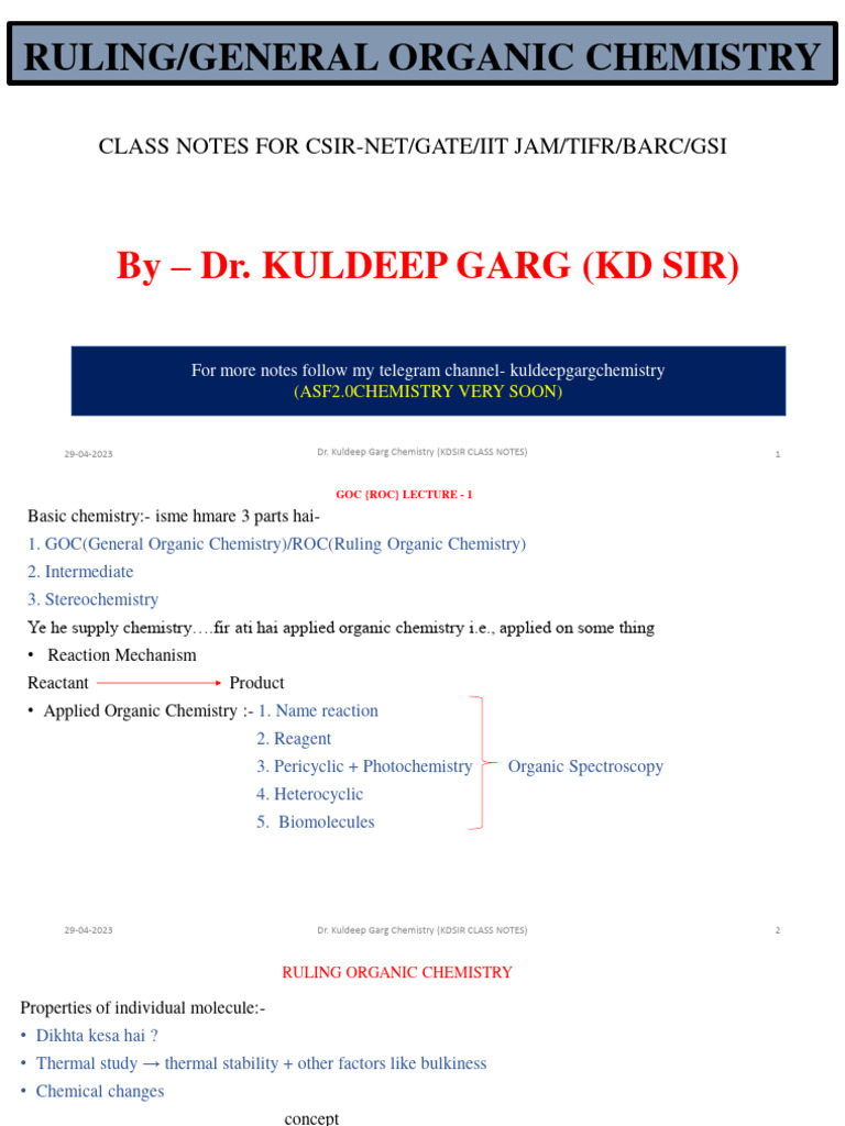 Organic Chemistry Concepts and Applications | PDF | Chemical Bond ...