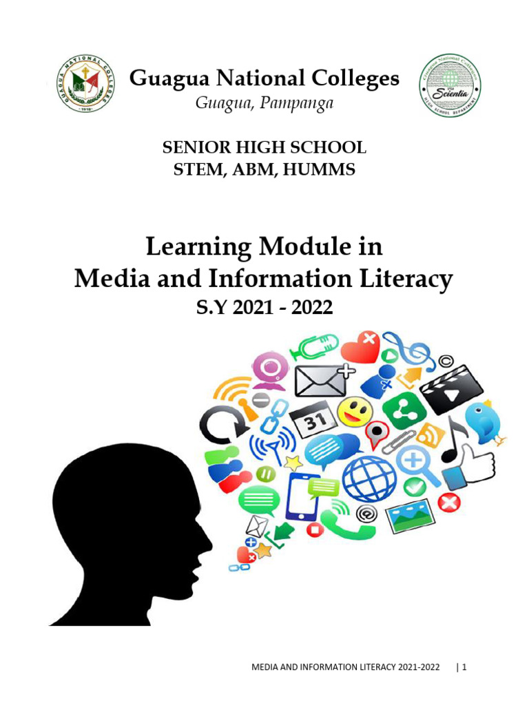Media and Information Literacy Modules | PDF | Communication | Mass Media