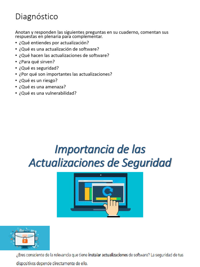 Importancia de Las Actualizaciones de Seguridad | PDF | La seguridad ...