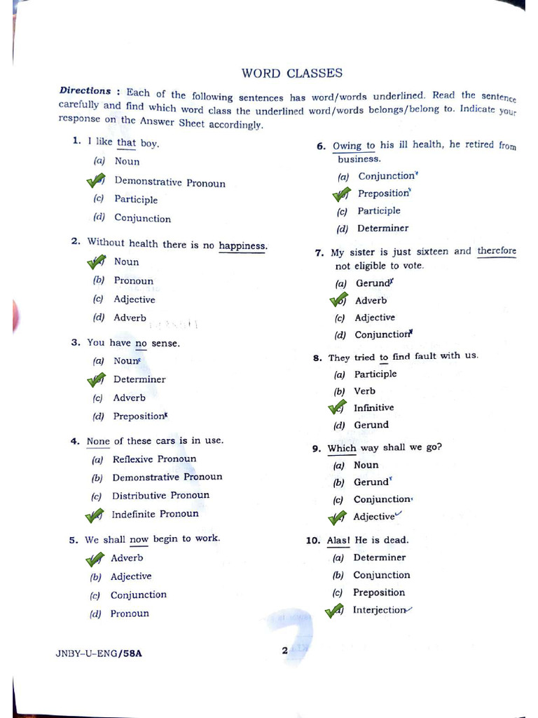 CDS 1 2023 Answer Keys English | PDF