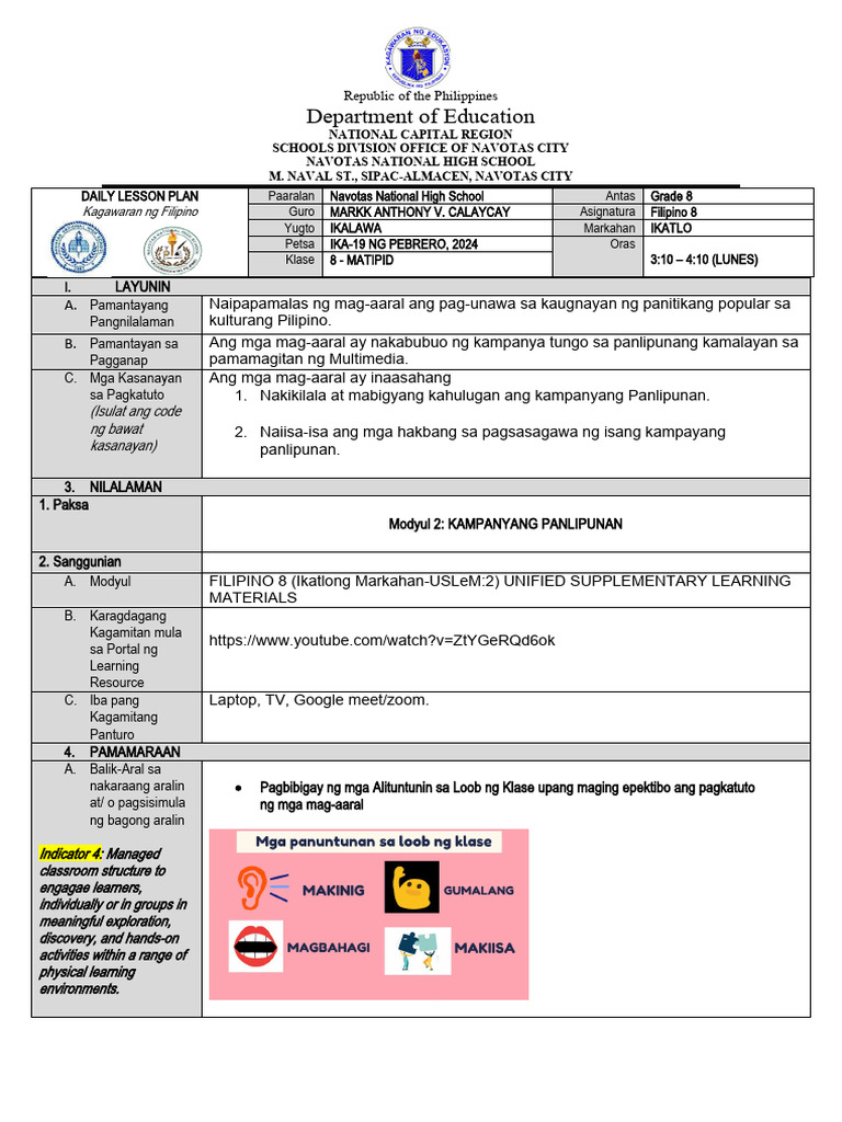 Cot 3 | PDF