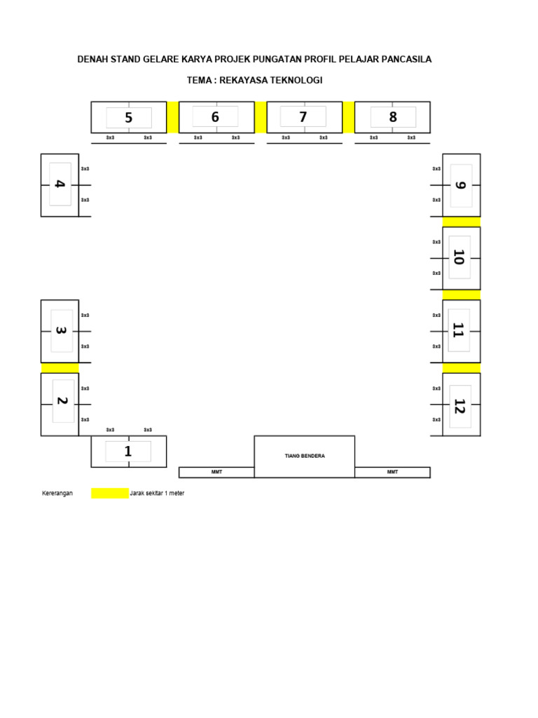 Denah Stand PPPPP | PDF