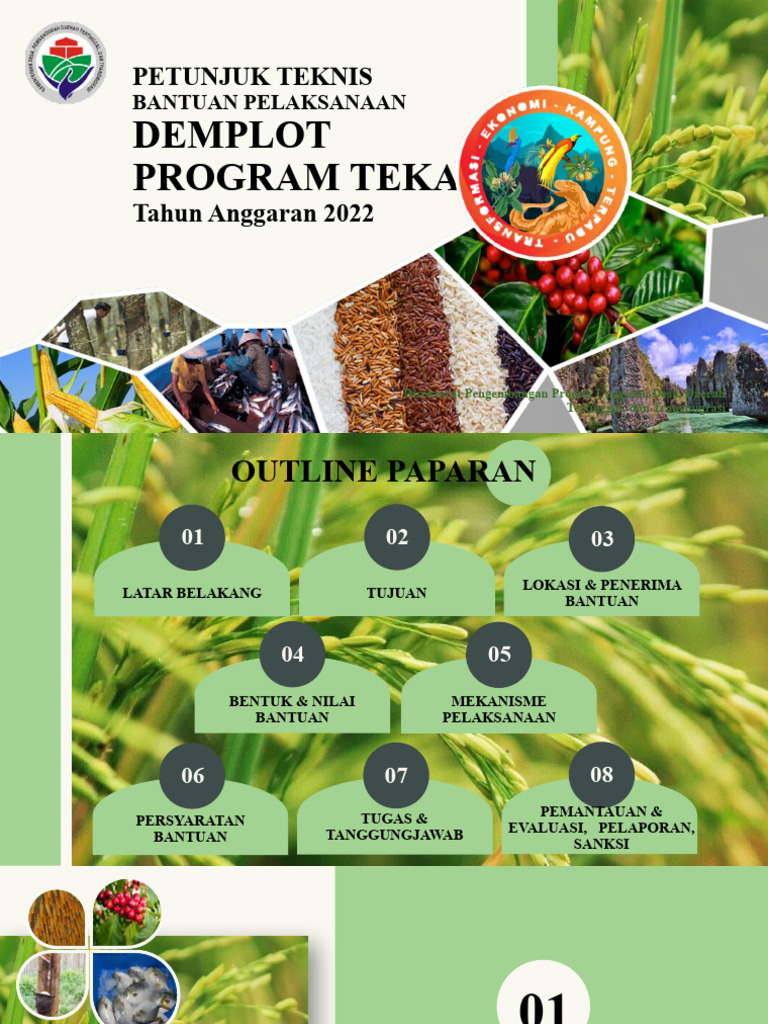 Juknis Demplot TEKAD 2022 | PDF