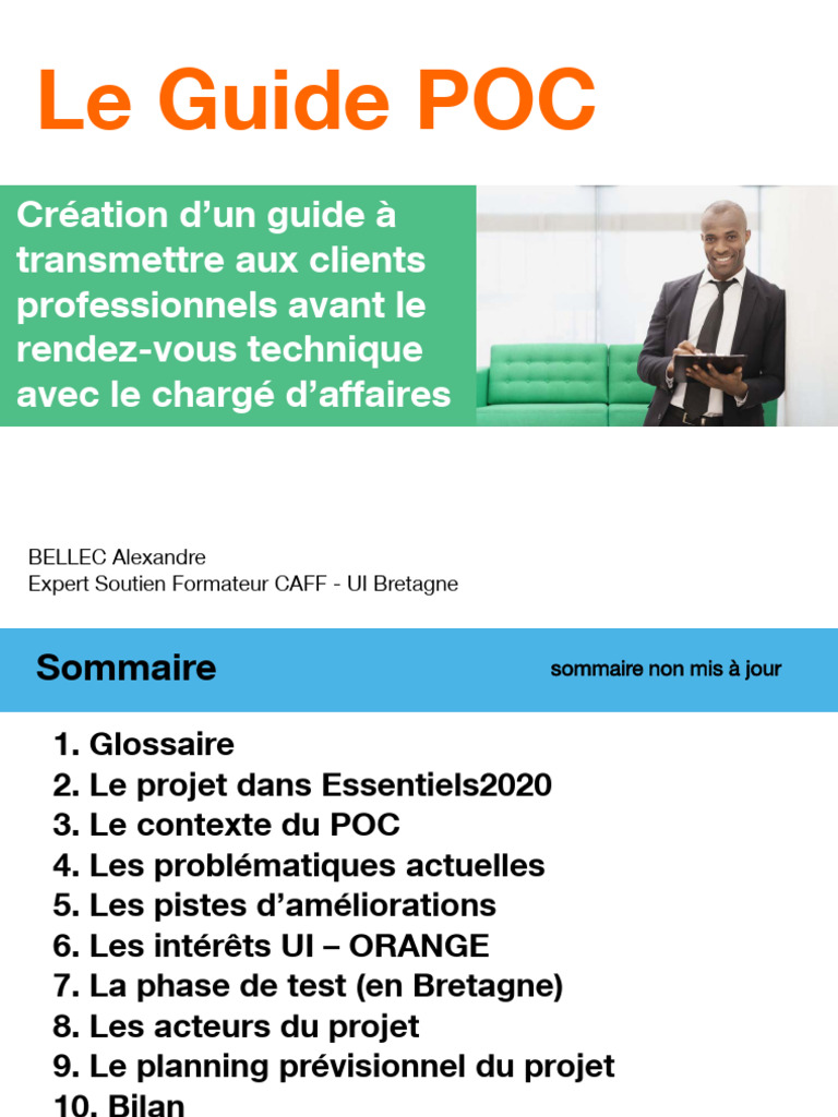 Guide POC pour Clients Professionnels | PDF | Haut débit ...
