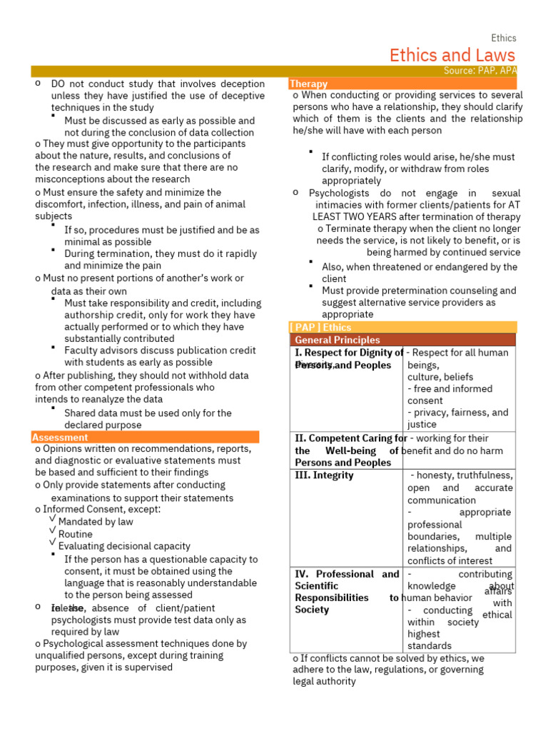 Ethical Guidelines for Psychological Research | PDF | Informed Consent ...