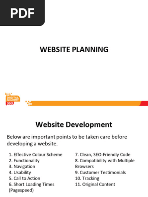 Website Planning-PPT 20-01-2017