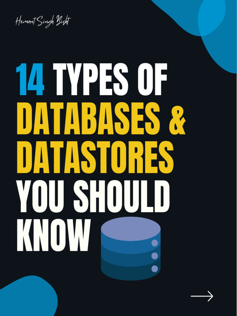 14 Types of Databases and Data Stores You Should Know | PDF | No Sql ...