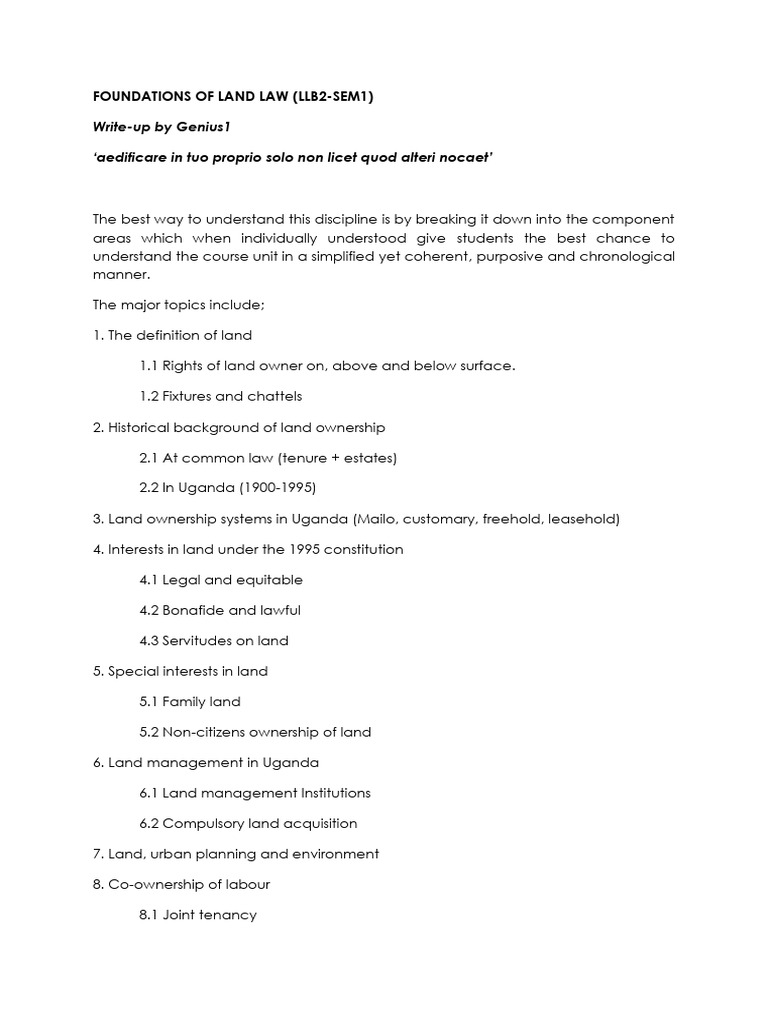 Foundations of land law 1 pdf concurrent estate fee simple