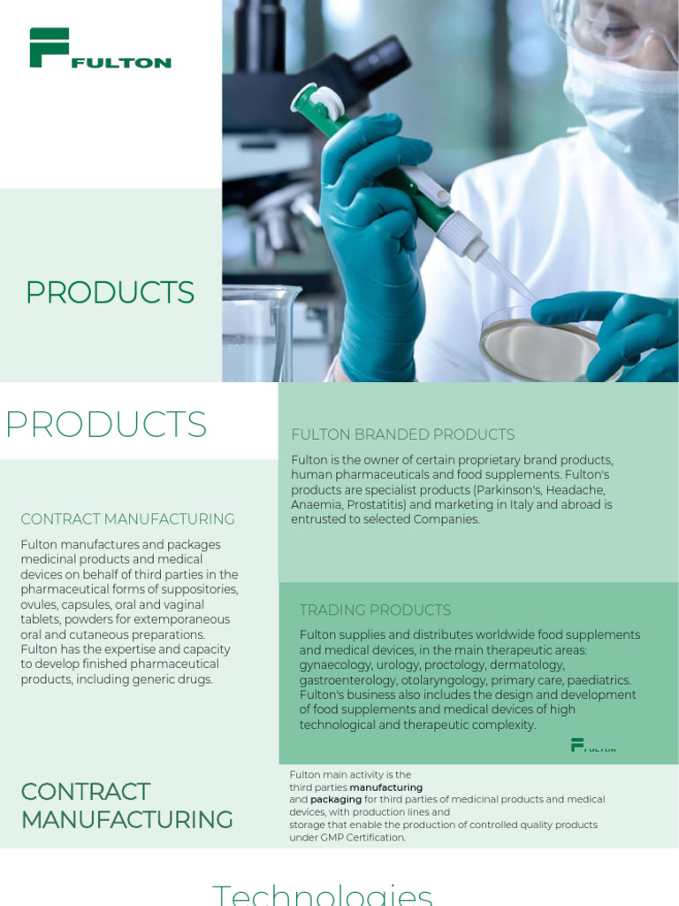 Fulton - Products | PDF | Dietary Supplements | Dose (Biochemistry)