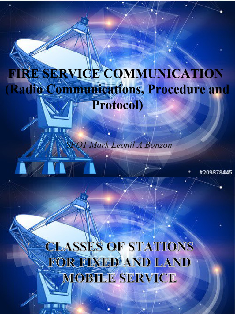 Fire Service Radio Communication Guide | PDF | Communication | Service ...