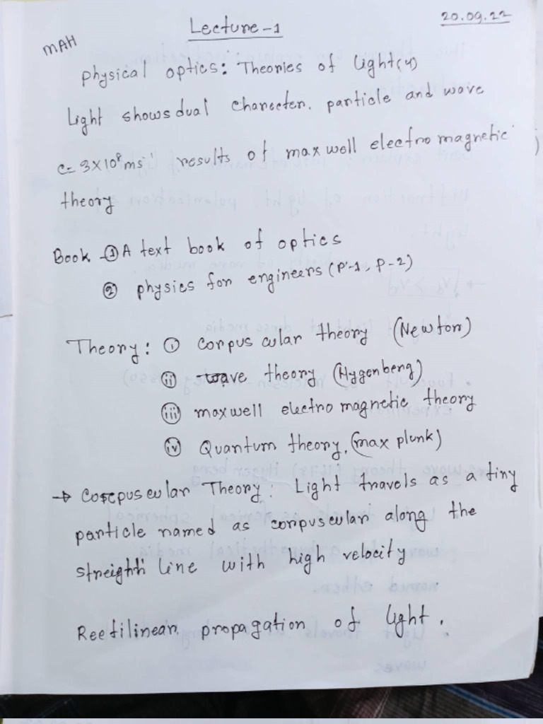 Phy Optics | PDF