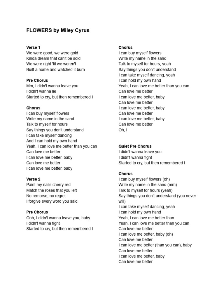 flowers-lyrics-by-miley-cyrus-pdf-songs-popular-music