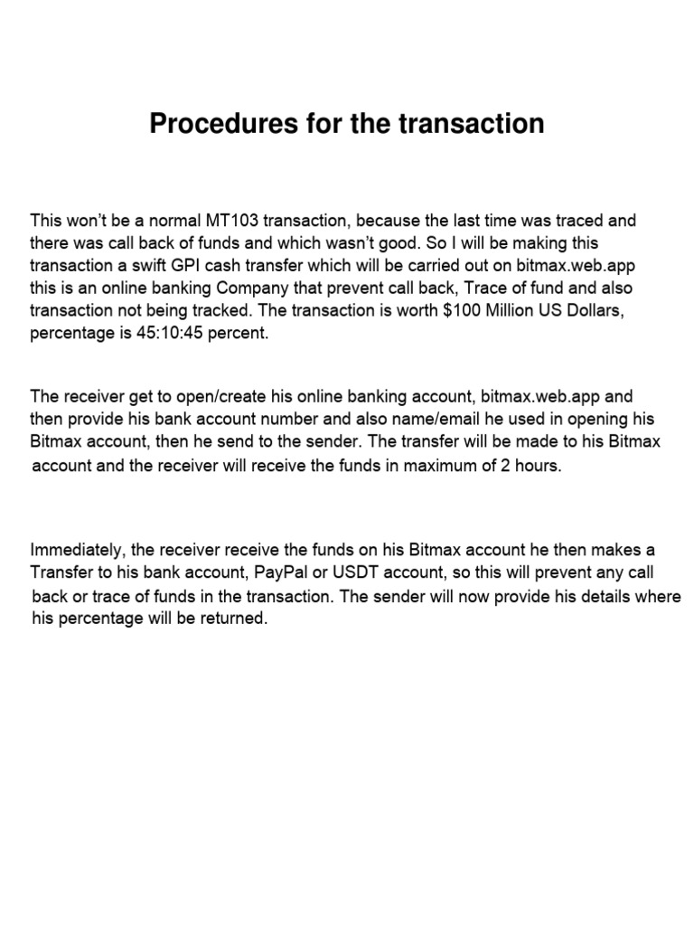 Bitmax 3 1 | PDF | Investing | Cash
