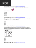Math Kangaroo Practice Problems (Grades 1-8) | PDF | Geometry ...