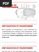 Transformer Formulas and Equations | PDF | Transformer | Voltage