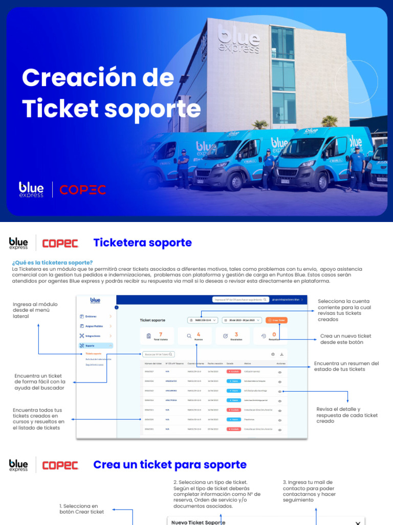 Manual Ticketera Soporte - Portal Ecommerce Junio-2023 | PDF | Informática