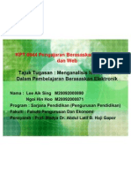 KPT 6044 Pengajaran Berasaskan Elektronik Dan Web