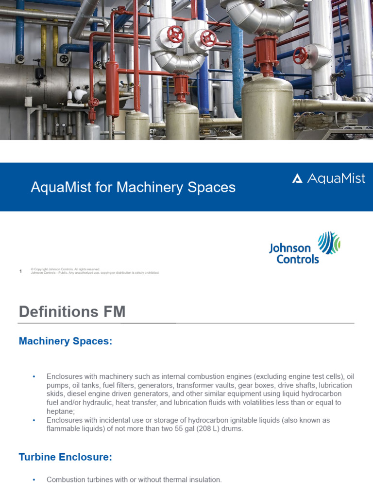 1-3 FM AquaMist ULF Machinery Spaces (JCI 11-2019) | PDF | Engines ...