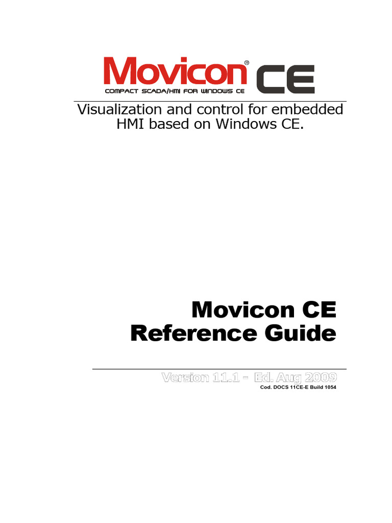 Movicon CE | PDF | Microsoft Windows | Windows Vista