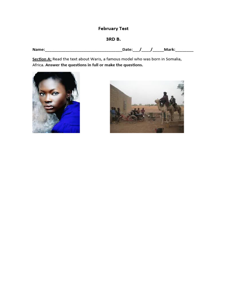 3rd Yearfebruary Test | PDF
