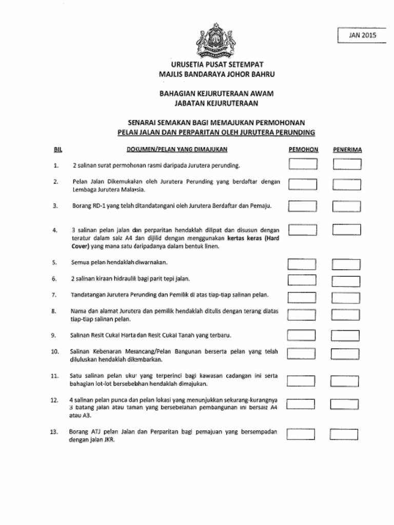 Mbjb-Checklist R&D | PDF