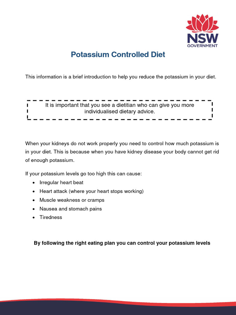 Potassium Brief 28aug20 | PDF | Drink | Whole Grain