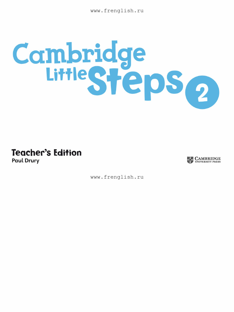 Little Steps 2 Teachers Book Www Frenglish Ru Pdf