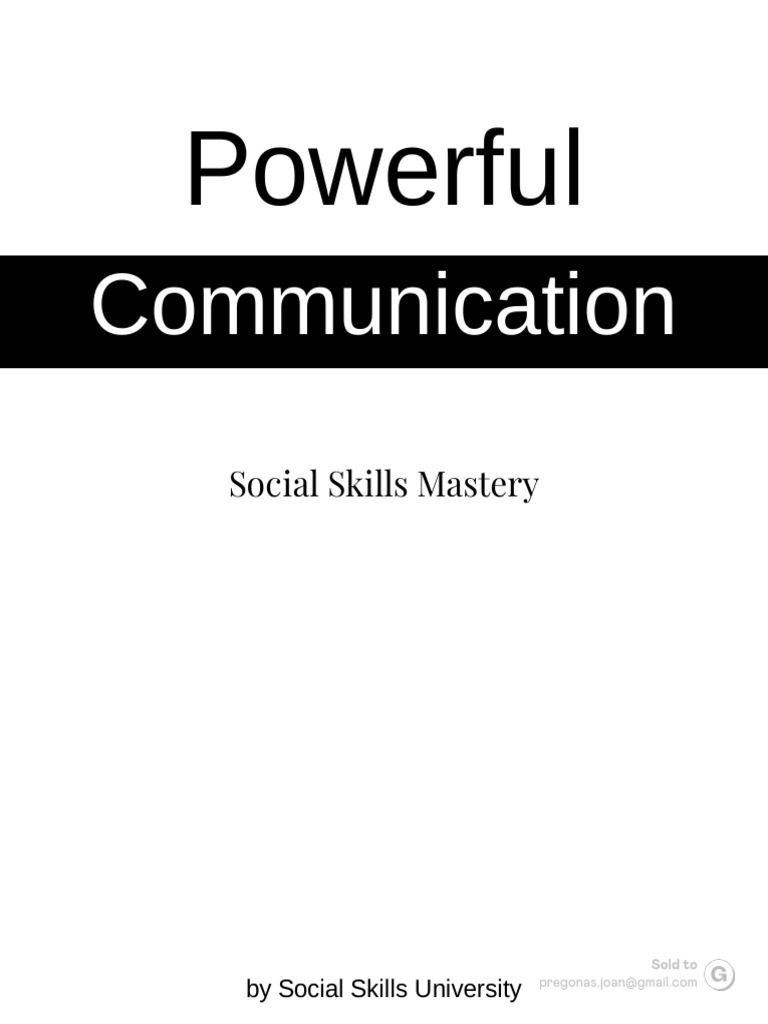 Mastering Social Skills for Confidence | PDF | Shyness | Rhetoric