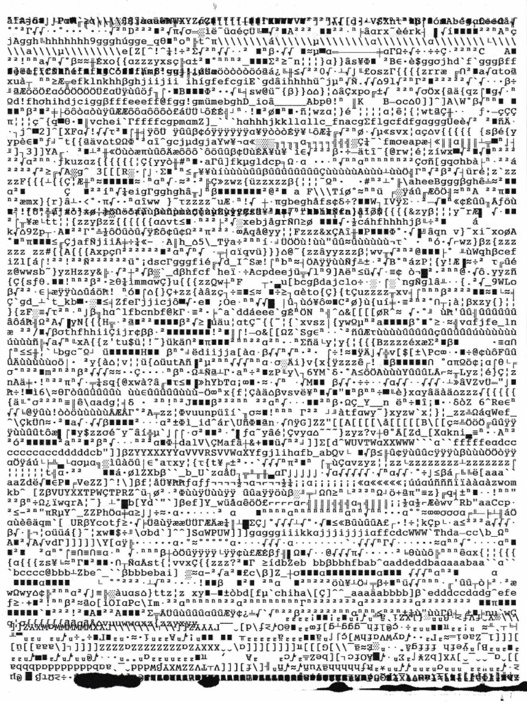 Unreadable Document Analysis | PDF