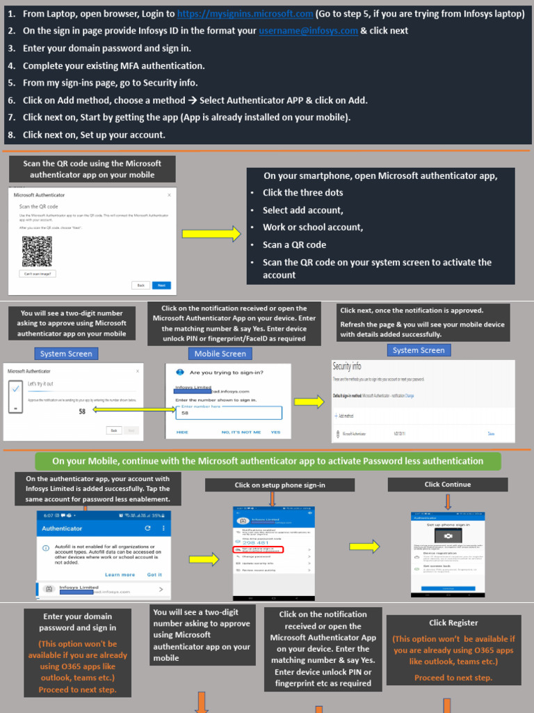 Azure MFA Set Up and Enable Phone Sign in 11 | PDF | Mobile App | Qr Code