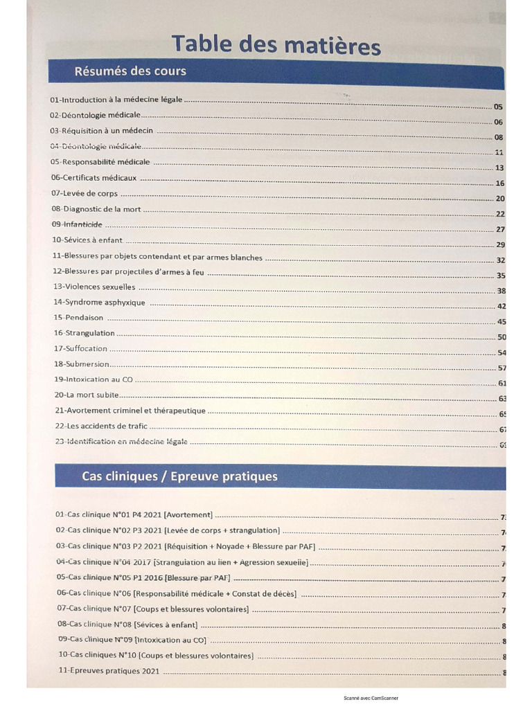 QROC & Cas Cliniques (AZ) | PDF