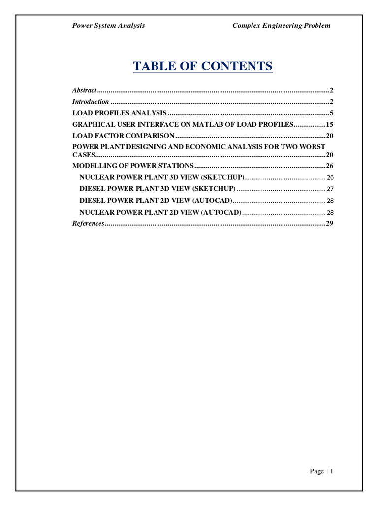 Analysis of load profile generated in 10 different research papers